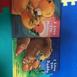 Love you mommy & love you daddy books